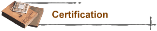 Certification